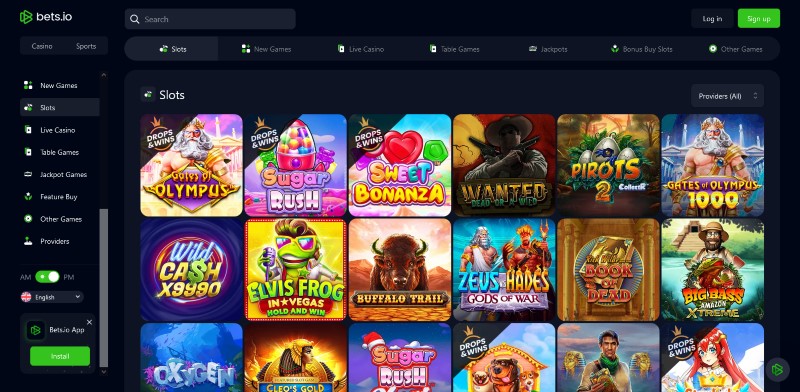 Bets.io Slots and Games