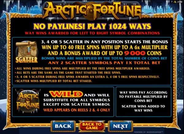 Arctic Fortune Game