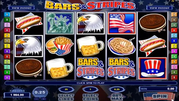 Bars and Stripes online pokie