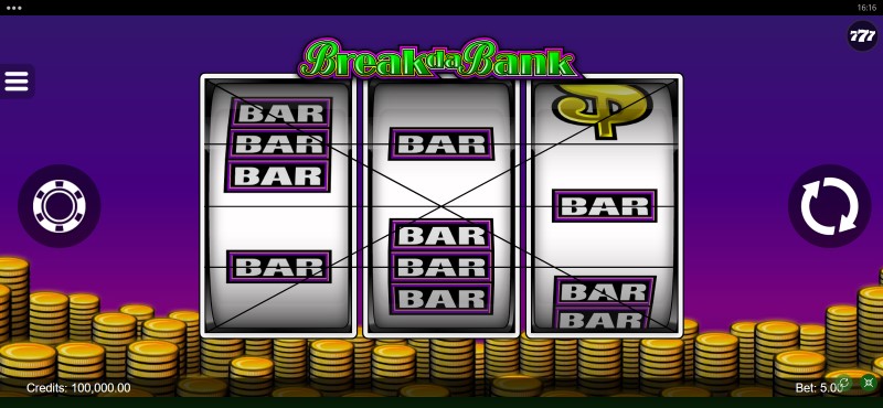 Overview of Break da Bank Pokie