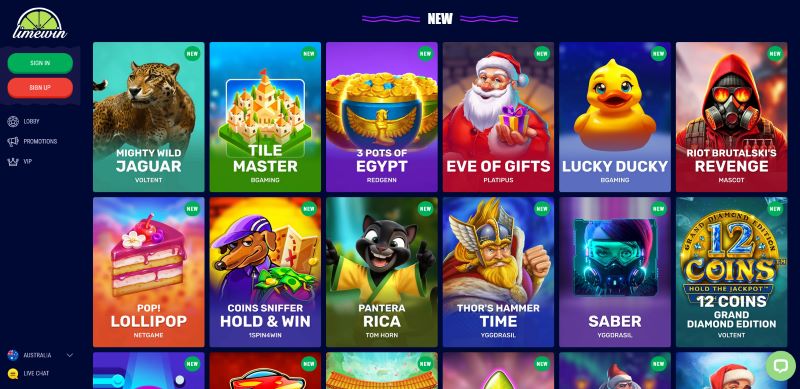 Casino Game Selection